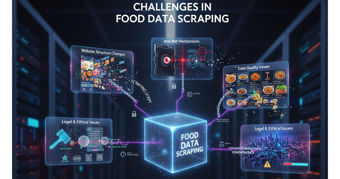 Challenges in Food Data Scraping