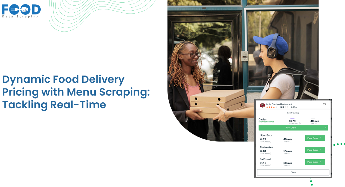 Dynamic Food Delivery Pricing with Menu Scraping: Tackling Real-Time Competitor Challenges