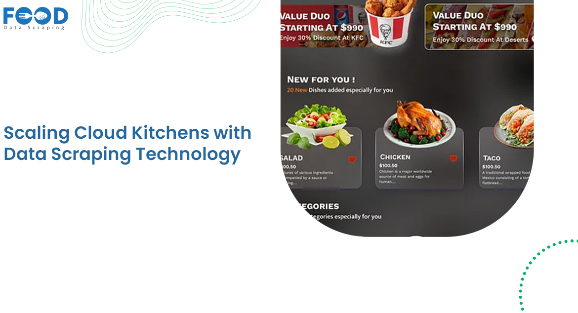 Scaling Cloud Kitchens with Data Scraping Technology