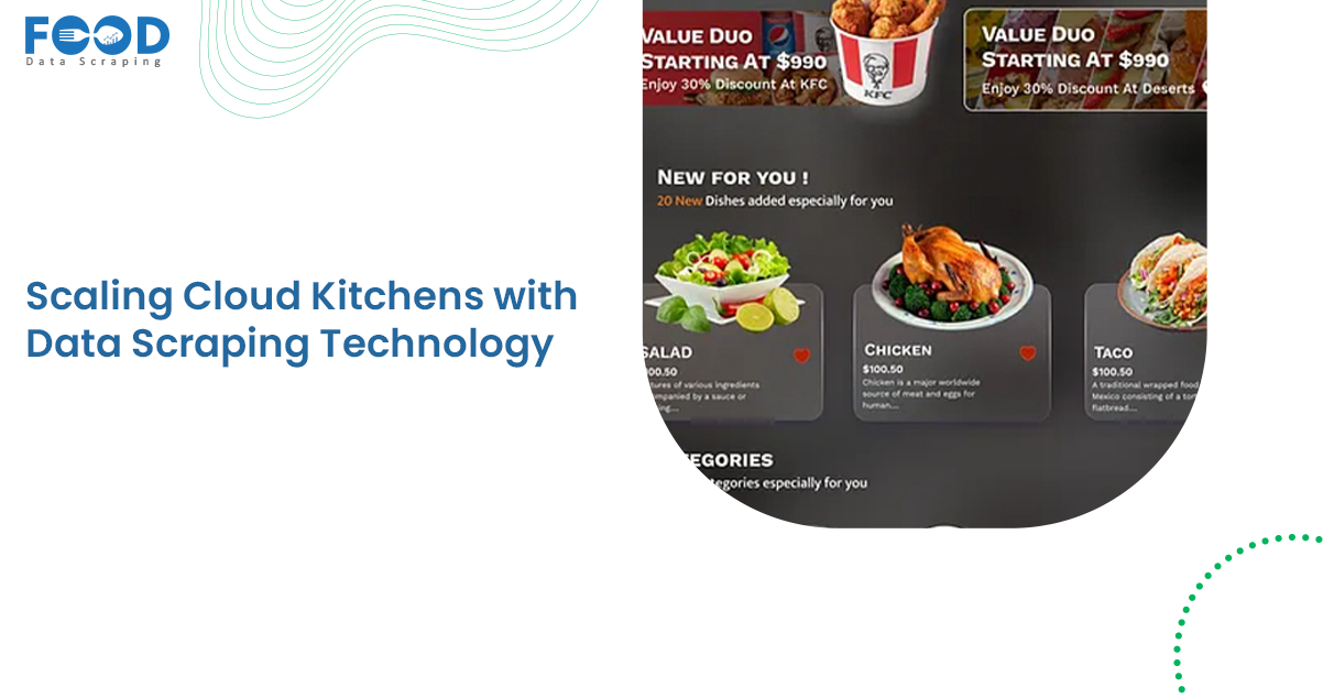 Scaling Cloud Kitchens with Data Scraping Technology