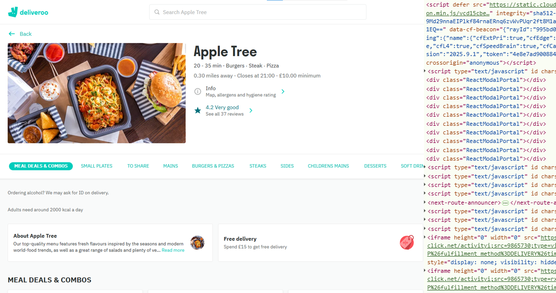 What Is the Deliveroo API?
