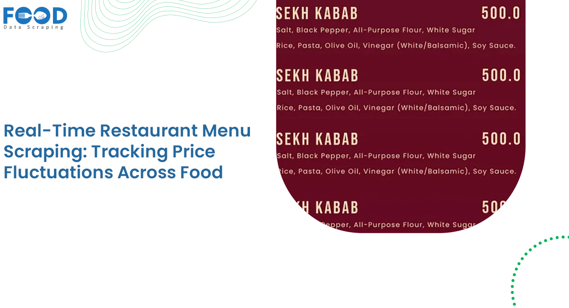 Real-Time Restaurant Menu Scraping Tracking Price Fluctuations Across Food Delivery Apps