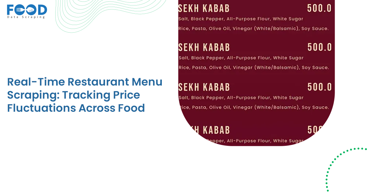 Real-Time Restaurant Menu Scraping Tracking Price Fluctuations Across Food Delivery Apps